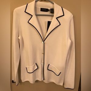New ladies knit jacket by Dana Buchman, size M